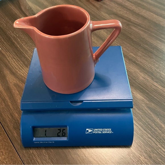 SOLD Vintage Homer Laughlin Harlequin Cream Pitcher Pink Dusty Rose Fiesta Ware - Picture 12 of 12